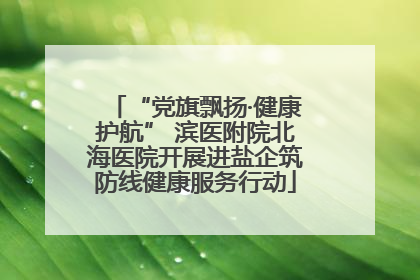 “党旗飘扬·健康护航” 滨医附院北海医院开展进盐企筑防线健康服务行动