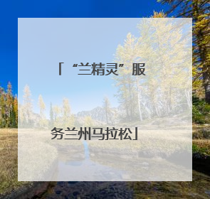 “兰精灵”服务兰州马拉松