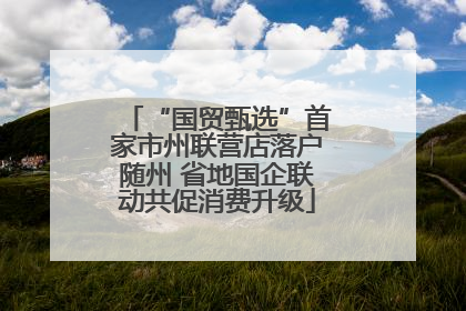 “国贸甄选”首家市州联营店落户随州 省地国企联动共促消费升级