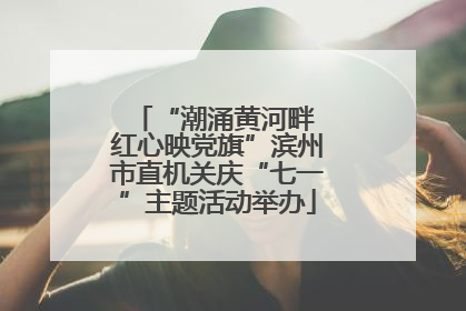 “潮涌黄河畔 红心映党旗”滨州市直机关庆“七一”主题活动举办