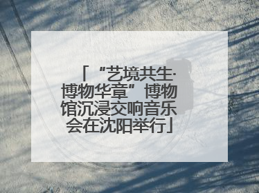“艺境共生·博物华章”博物馆沉浸交响音乐会在沈阳举行