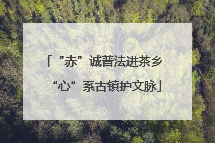 “赤”诚普法进茶乡 “心”系古镇护文脉