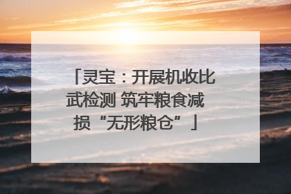 灵宝：开展机收比武检测 筑牢粮食减损“无形粮仓”
