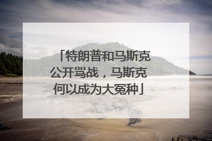 特朗普和马斯克公开骂战，马斯克何以成为大冤种