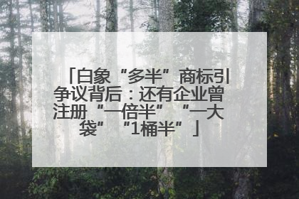 白象“多半”商标引争议背后：还有企业曾注册“一倍半”“一大袋”“1桶半”