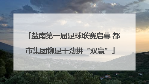 盐南第一届足球联赛启幕 都市集团铆足干劲拼“双赢”