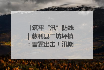 筑牢“汛”防线｜慈利县二坊坪镇：雷霆出击！汛期捕鱼被紧急叫停