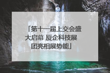 第十一届上交会盛大启幕 厦企科技展团亮相展势能