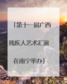 第十一届广西残疾人艺术汇演在南宁举办
