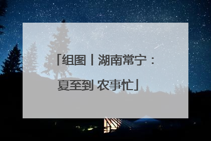 组图丨湖南常宁：夏至到 农事忙