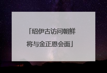 绍伊古访问朝鲜 将与金正恩会面