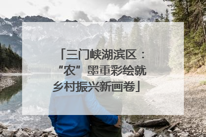 三门峡湖滨区：“农”墨重彩绘就乡村振兴新画卷