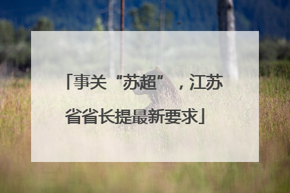 事关“苏超”，江苏省省长提最新要求