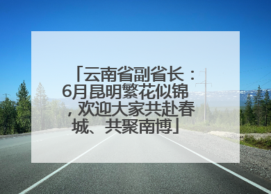 云南省副省长：6月昆明繁花似锦，欢迎大家共赴春城、共聚南博