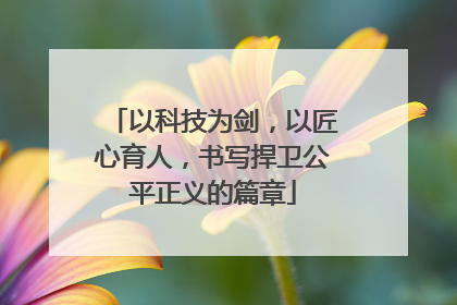 以科技为剑，以匠心育人，书写捍卫公平正义的篇章