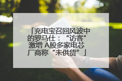 充电宝召回风波中的罗马仕：“访客”激增 A股多家电芯厂商称“未供货”