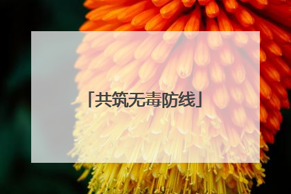 共筑无毒防线