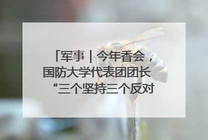 军事｜今年香会，国防大学代表团团长“三个坚持三个反对”说明了什么？