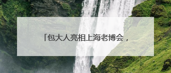 包大人亮相上海老博会，引领银发生活品质升级
