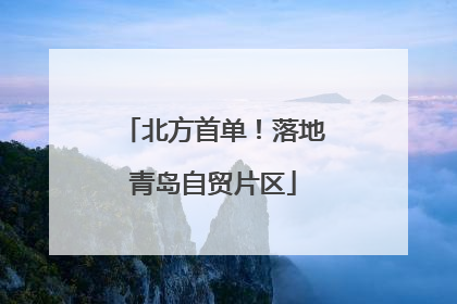 北方首单！落地青岛自贸片区