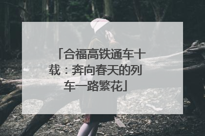 合福高铁通车十载：奔向春天的列车一路繁花