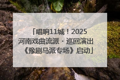 唱响11城！2025河南戏曲流派・巡回演出《豫剧马派专场》启动