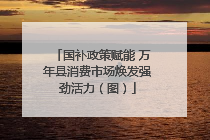 国补政策赋能 万年县消费市场焕发强劲活力（图）