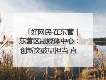 好网民·在东营｜东营区融媒体中心：创新突破显担当 直播赋能谱华章
