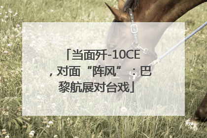 当面歼-10CE，对面“阵风”：巴黎航展对台戏