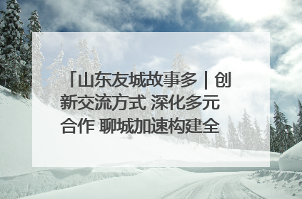 山东友城故事多｜创新交流方式 深化多元合作 聊城加速构建全球友城新格局