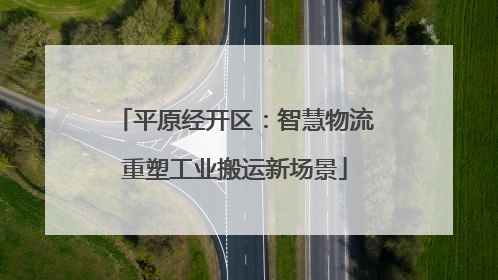 平原经开区：智慧物流重塑工业搬运新场景