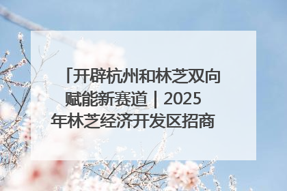 开辟杭州和林芝双向赋能新赛道｜2025年林芝经济开发区招商引资（杭州）推介展销活动在杭举办