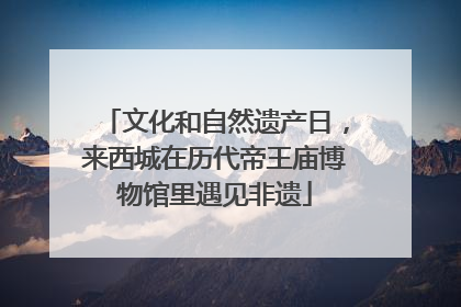 文化和自然遗产日，来西城在历代帝王庙博物馆里遇见非遗