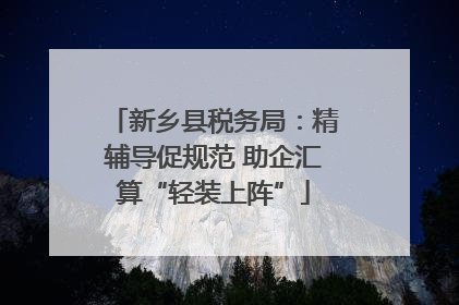 新乡县税务局：精辅导促规范 助企汇算“轻装上阵”