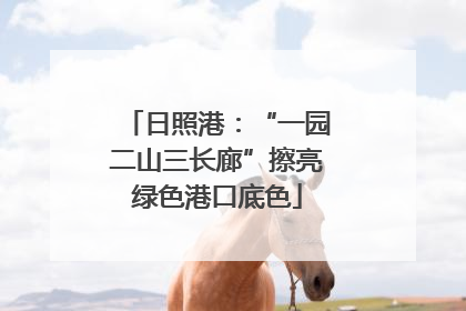 日照港：“一园二山三长廊”擦亮绿色港口底色
