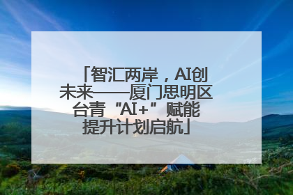 智汇两岸，AI创未来——厦门思明区台青“AI+”赋能提升计划启航