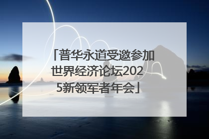 普华永道受邀参加世界经济论坛2025新领军者年会