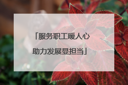 服务职工暖人心 助力发展显担当