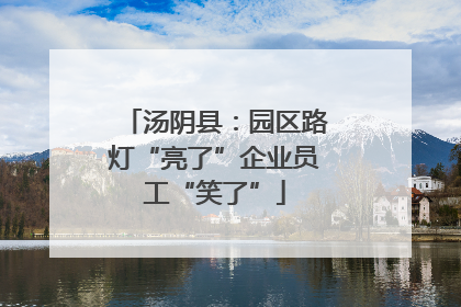 汤阴县：园区路灯“亮了”企业员工“笑了”