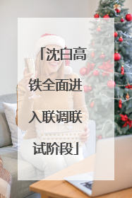 沈白高铁全面进入联调联试阶段