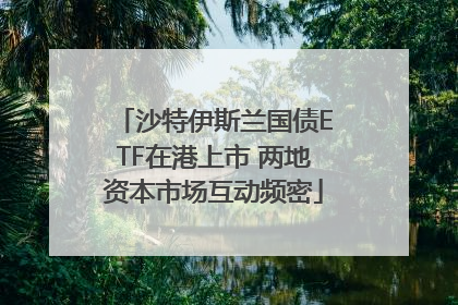 沙特伊斯兰国债ETF在港上市 两地资本市场互动频密