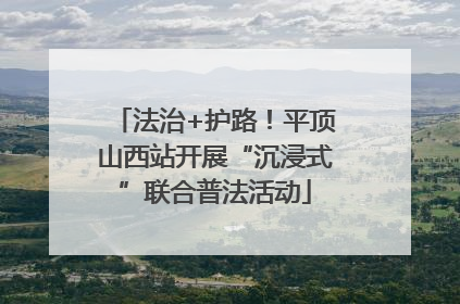 法治+护路！平顶山西站开展“沉浸式”联合普法活动
