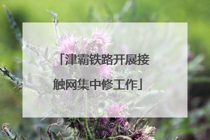 津霸铁路开展接触网集中修工作
