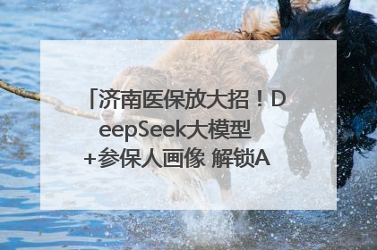 济南医保放大招！DeepSeek大模型+参保人画像 解锁AI医保管家新体验