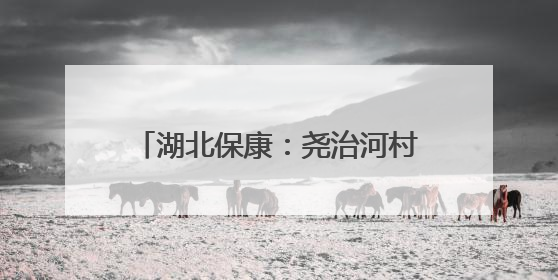 湖北保康：尧治河村级消防站打造“防消联勤”的山区样板