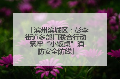 滨州滨城区：彭李街道多部门联合行动 筑牢“小饭桌”消防安全防线