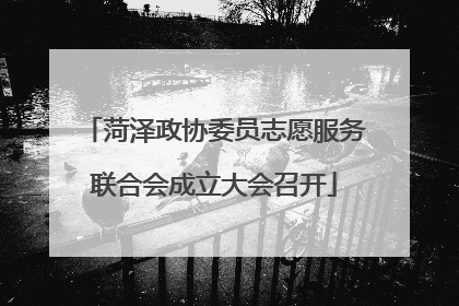菏泽政协委员志愿服务联合会成立大会召开