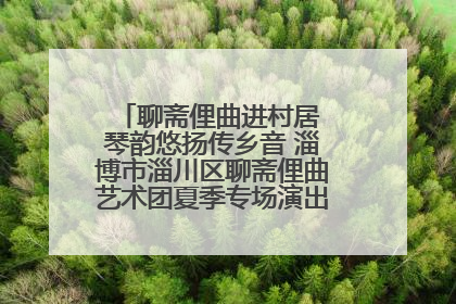 聊斋俚曲进村居 琴韵悠扬传乡音 淄博市淄川区聊斋俚曲艺术团夏季专场演出在杏园子村举行