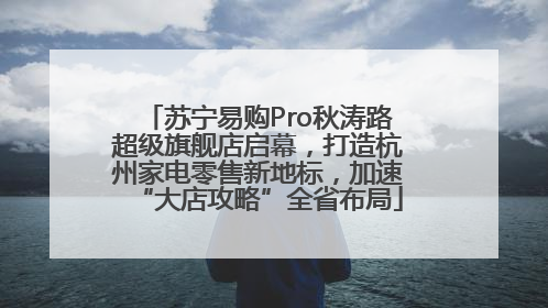 苏宁易购Pro秋涛路超级旗舰店启幕，打造杭州家电零售新地标，加速“大店攻略”全省布局