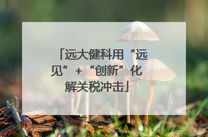 远大健科用“远见”+“创新”化解关税冲击
